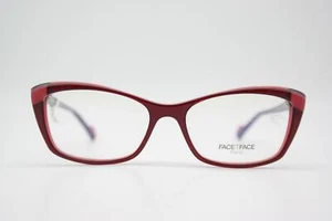 Gafas Face a Face CAREY 1 Rojo Ovalado Montura Gafas Nuevas - Imagen 1 de 6