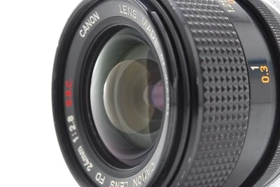 ¡Leer![EXC+5 con tapas] Canon FD 24mm f/2.8 S.S.C. Lente MF gran angular SSC de JAPÓN Foto 1 de 4