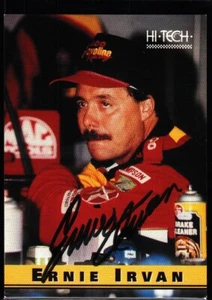 Ernie Irvan 1995 95 Hi-Tech Brickyard 400 Fan Appreciation SP #NNO Auto - Picture 1 of 2