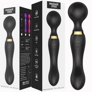Powerful Multi-Speed Magic Massager Wand Massage Full Body USB Rechargeable 20s - Picture 1 of 27