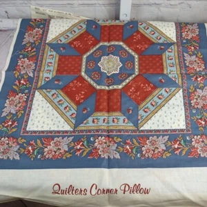 VTG QUILTER'S CORNER PILLOW PANELS AP26 Learn to sew Cheat Pillow front/back - Picture 1 of 3