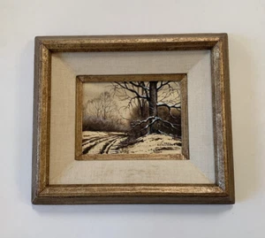 STANISLAUS J.SOWINSKI "Alter Feldweg" LANDSCHAFTSGEMÄLDE Vintage - Bild 1 von 6