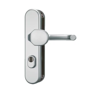 ABUS Sicherheitsbeschlag für Türen mit Rundzylinderabdeckung Aluminium KLZS714F1 - Bild 1 von 5