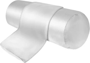 2 Packs round Neck Pillow Covers, 17.9 X 5.7 Inch Cervical Neck Roll Pillow Cove - Picture 1 of 12