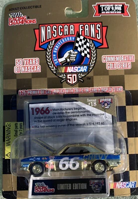 Racing Champions Nascar 50 Aniversario Serie Oro Edición 18 1966 3340 De 9998 Foto 1 de 3
