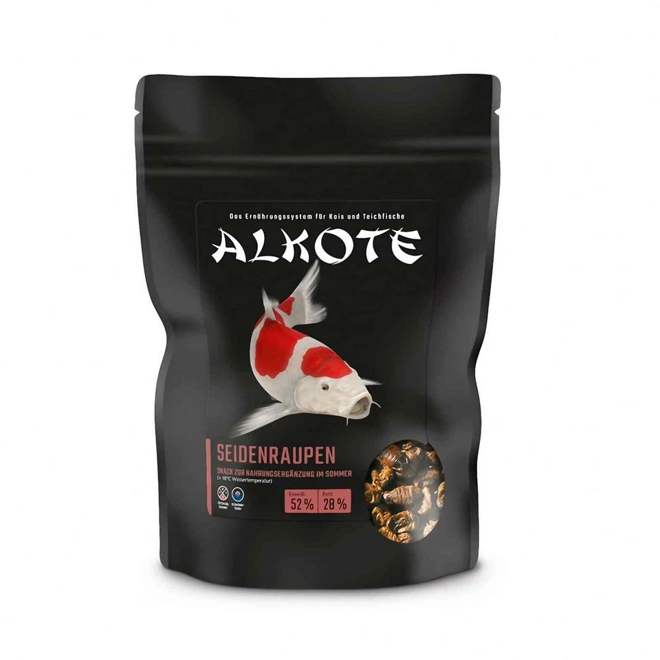 ALKOTE Seidenraupen 300g - Koifutter Koi Snack Futter von AL-KO-TE - Bild 1 von 1