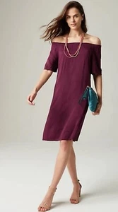 NWT J. Jill Convertible A-Line Knee Length Satin Dress Women’s Size XLP - Picture 1 of 13