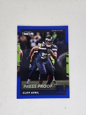 2017 Panini Donruss - Press Proof Blue #264 - Cliff Avril - NMMT  - Image 1 of 2