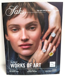 un-read SAKS FIFTH AVENUE Fashion Book Catalog Fine Jewelry Works of Art 2024 - Bild 1 von 2