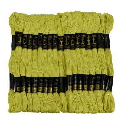 Anchor Thread Skeins Floss Stranded Cotton Sewing Stitch Hand Embroidery,25 Pcs - Image 1 of 4