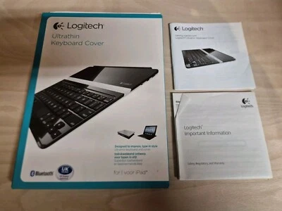 Logitech Ultrathin Keyboard Cover Bluetooth for iPad 2, 3rd and 4th Generation - Image 1 of 4