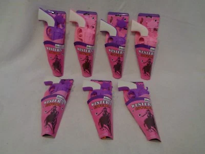 Niñas Vaquera Occidental Púrpura Juguete Pistola e Insignia Sheriff Juego Disfraz Accesorios Foto 1 de 2