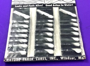 Vintage 1960's Fishing Shammy Strip Baits Full Board Very hard to find skirts jg - Picture 1 of 4