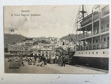 CARTOLINA GENOVA. PONTE FEDERICO GUGLIELMO.