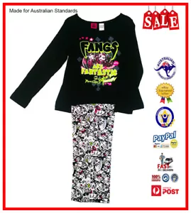 GENUINE AUS LICENSED Teen Girls Kids Monster High Pyjamas PJ's Set SALE - Picture 1 of 2