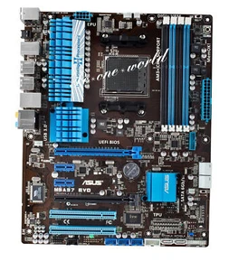 Asus M5A97 EVO Motherbroad DDR3 DIMM AMD 970 Socket AM3+ ATX USB3.0 32GB - Picture 1 of 3