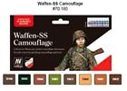 Vallejo Waffen SS Camouflage Model Color Paint Set (8 Colors) - Hobby and Model