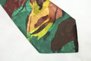 Corbata de seda SANTOSTEFANO Hecha en Italia F62595 - Imagen 1 de 4
