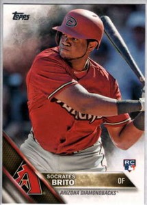 2016 Topps #580 Socrates Brito NM-MT RC Rookie Diamondbacks