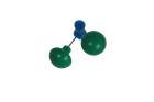  Pinnwandnadel Makiernadeln Kartennadel 10 grosse stabile grün 17x16 mm push Pin