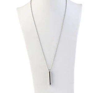 Metal Premium Stainless Steel Urn Case Necklace Pendant Adults - Picture 1 of 6