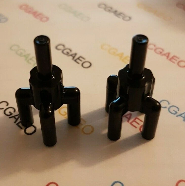 2 X Lego 2566 - Plant, Tree Palm Top - Black - Photo 1/1