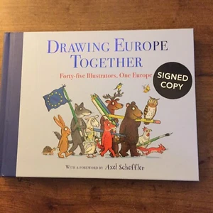 Drawing Europe Together - Axel Scheffler. Signed UK 1st Edition, 1st Printing - Picture 1 of 3