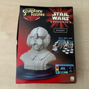 Vintage Star Wars 3D Layered Sculpture Jigsaw Puzzle Anakin EP I UNUSED 1995 - Imagen 1 de 6