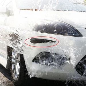 2x Carbon Fiber Car Bumper Corner Lip Scratch Protector Guard Trim Accessories - Picture 1 of 12