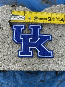 University Kentucky Wildcats UK College Embroidered Iron On Patch 3" x 2.5" - Picture 1 of 3
