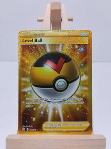 Pokemon Level Ball 181/163 Gold Secret Rare Kampfstile NM NEAR MINT - Bild 1 von 2
