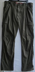 Wrangler Hose Herren 38x30 grau Nylon Stretch Reißverschluss Cargo Taschen Wandern Outdoor - Bild 1 von 9