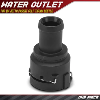 NEW For VW Passat Golf Jetta Audi A3 Heater Core Coolant Hose Connector Flange Foto 1 de 4