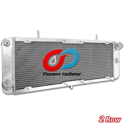 Aluminum Radiator For Fiat X1/9 Bertone X1/9 Lancia Scorpion & Montecarlo 2-ROW - Image 1 of 4