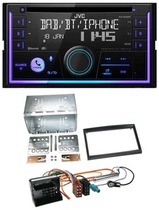 JVC MP3 USB 2DIN DAB Bluetooth CD Autoradio für Citroen Berlingo C2 C3 Jumpy Pro - Bild 1 von 8