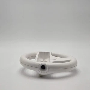 Used Nintendo Wii Racing Wheel for Mario Kart - White - Picture 1 of 7