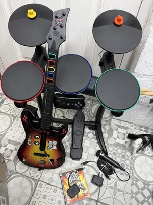 Guitar Hero World Tour PS3 Wireless Drum Kit Drums Bundle Controller & Game - Image 1 of 4