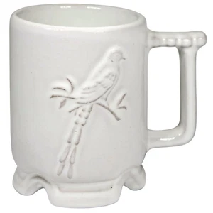 Frankoma Footed Mug, Scissor-Tailed Flycatcher, Oklahoma Pottery, Vintage 1970s - Picture 1 of 6