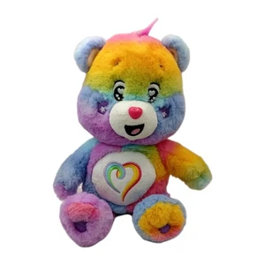 Care Bears Togetherness Regenbogenbär Stofftier Plüschtier 10 Zoll sehr guter Zustand mehr im Laden Weihnachten - Bild 1 von 9