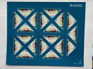 #4136 JAMESTOWN SETTLEMENT SHEET VF MNH BELOW FACE - Picture 1 of 1