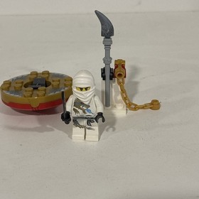 LEGO Ninjago Zane DX Minifigure Weapons Card And Spinner (2171,2260) njo0018 