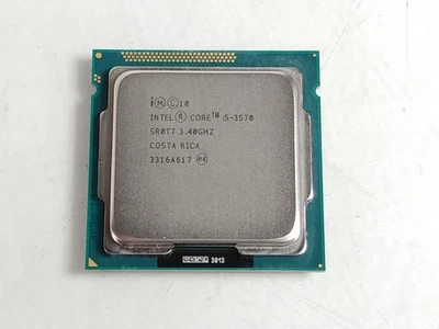 Lot of 2 Intel Core i5-3570 3.4 GHz LGA 1155 5 GT/s Desktop CPU Processor SR0T7 - Image 1 of 4