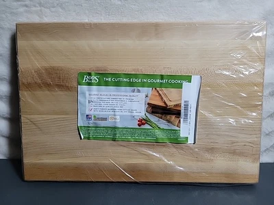 JOHN BOOS & CO. Boos Block Rectangular Reversible Cutting Board Maple 18x12x1.5