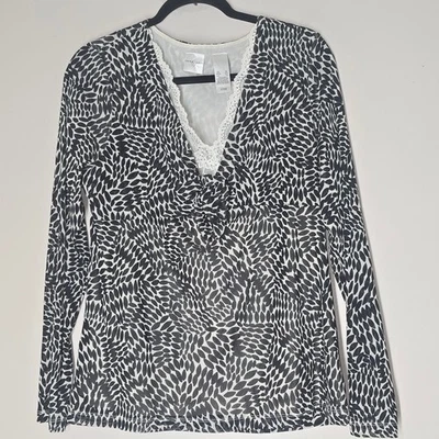 Top semi transparente Emma James Y2K talla XL malla hada capricho imperio cintura encaje Foto 1 de 4