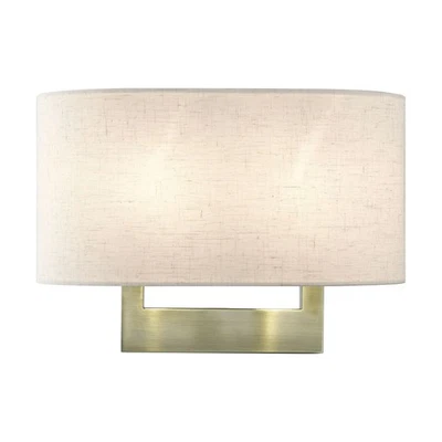 Used Livex Lighting 42933-01 2 Light Medium ADA Wall Sconce In Contemporary - Image 1 of 4
