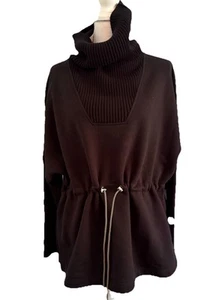 Neu mit Etikett Varley Cavello langer gerippter Rollkragenpullover Pullover Gr. Medium - Bild 1 von 10