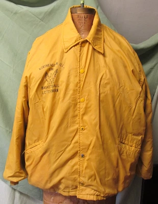 Chaqueta vintage años 70 NE I U baloncesto letterman West Wind by Buccaneer talla XL Foto 1 de 4
