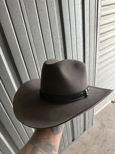 Sombrero de Vaquero John B. Stetson Company De Colección 4x Castor 6 3/4 Usado Sombrero Ver Fotos  - Imagen 1 de 12