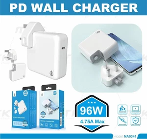 96W USB-C Power Adapter For MacBook Air / Pro White Colour New UK - Picture 1 of 6