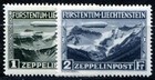 LIECHTENSTEIN 1931 114-115 * SATZ ZEPPELIN TADELLOS (I1536